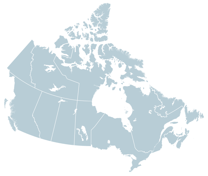 Carte du Canada